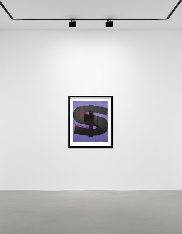 Andy Warhol - $  Dollar Sign (FS.IIA.275), 1982, Screen print on Lenox Museum Board