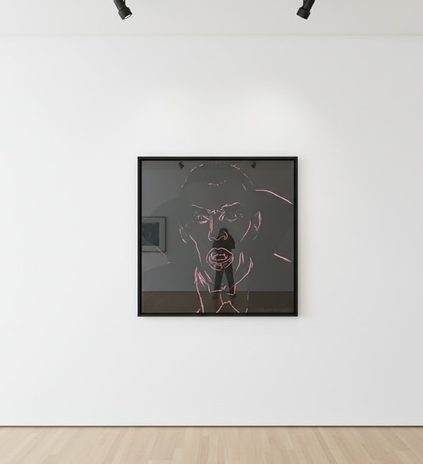 Andy Warhol - Dracula F.S. II 264, from Myths, 1981, Screen print with diamond dust on Lenox Museum Board