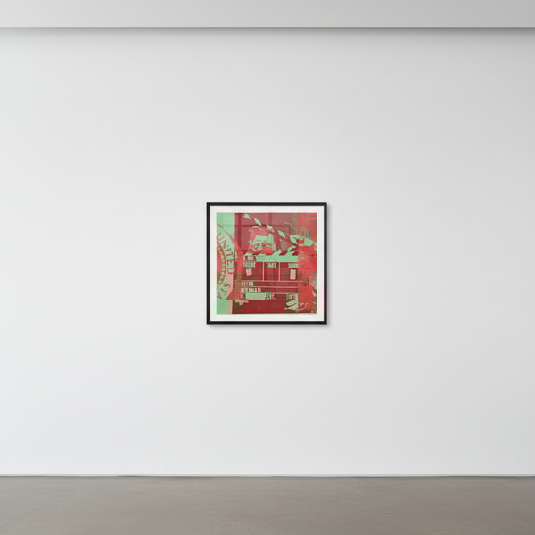 Andy Warhol - Flash - November 22 , 1963 F.S. II 40, 1968, Screen print and Teletype text on paper