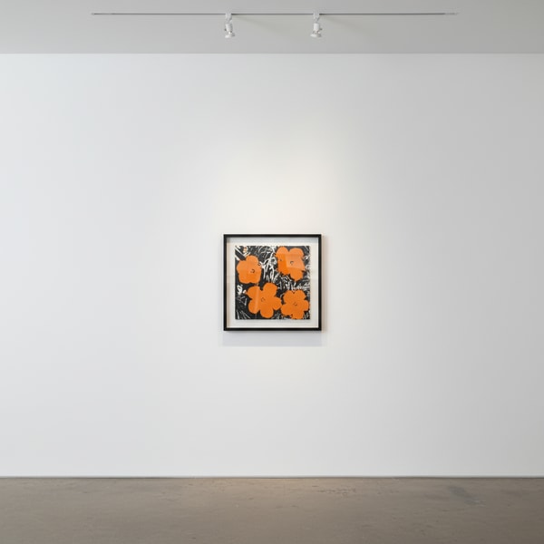 Andy Warhol - Flowers Orange, 1964, Synthetic polymer paint and silkscreen ink on canvas