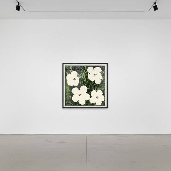 Andy Warhol - Flowers White & Green, 1964, Synthetic polymer paint and silkscreen inks on canvas