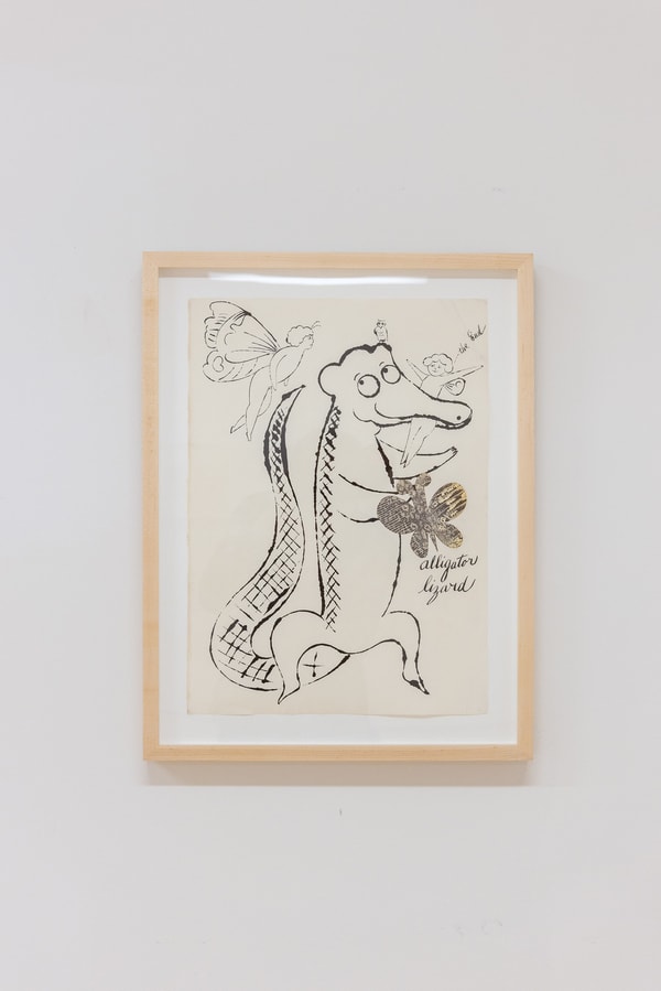 Andy Warhol - From The Wonderful World of Fleming-Joffe, Alligator Lizard, 1960, Photo lithographed illustration