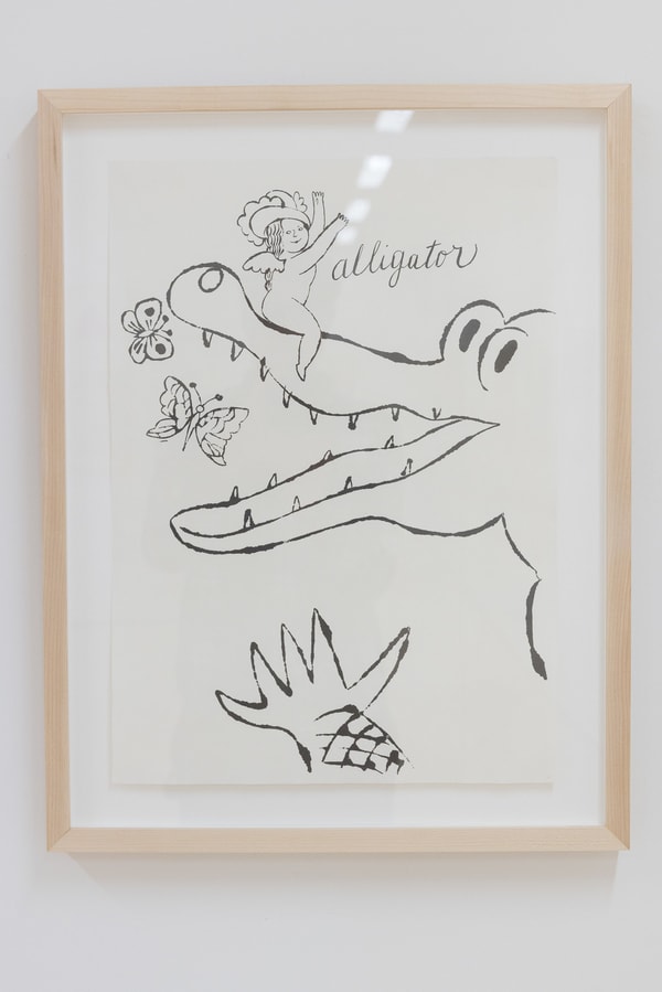 Andy Warhol - From The Wonderful World of Fleming-Joffe, Alligator, 1960, Photo lithographed illustration