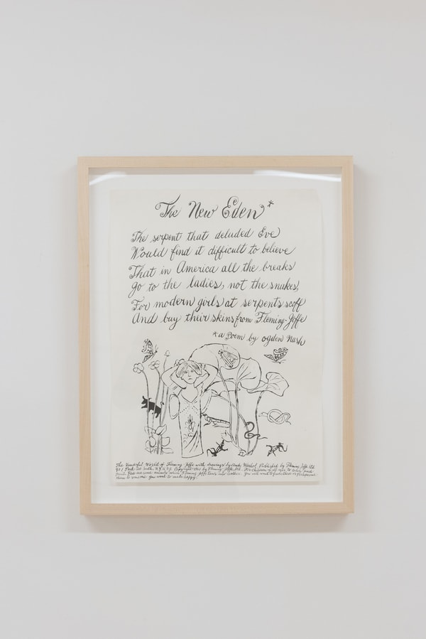 Andy Warhol - From The Wonderful World of Fleming-Joffe, The New Eden, 1960, Photo lithographed illustration