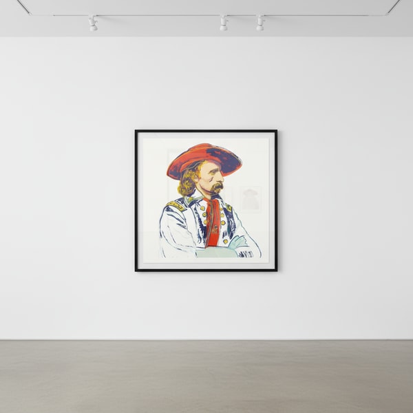 Andy Warhol - General Custer F.S. II 379, from Cowboys and Indians, 1986, Screen print on Lenox Museum Board