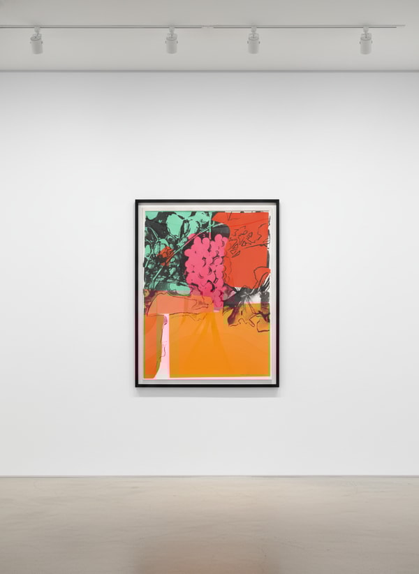 Andy Warhol - Grapes F.S. II 190, 1979, The complete set of six screen prints on Strathmore Bristol paper