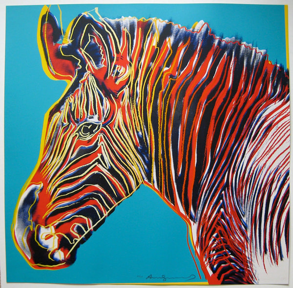 Andy Warhol - Grevy's Zebra F.S. II 300, 1983