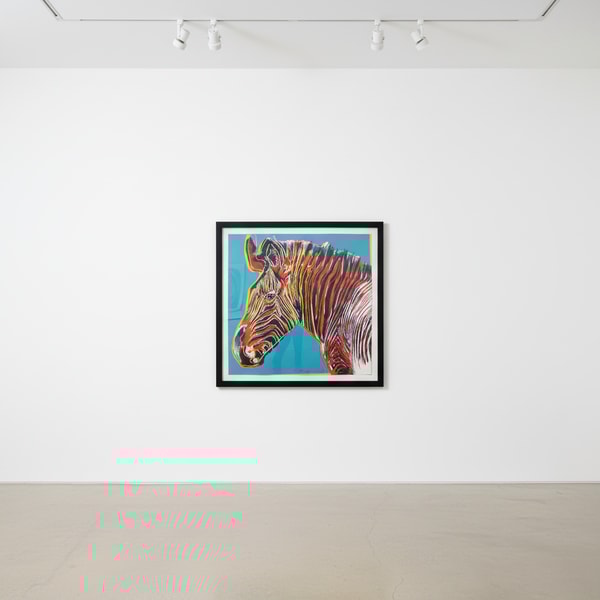 Andy Warhol - Grevy's Zebra F.S. II 300, 1983, Screen print on Lenox Museum Board
