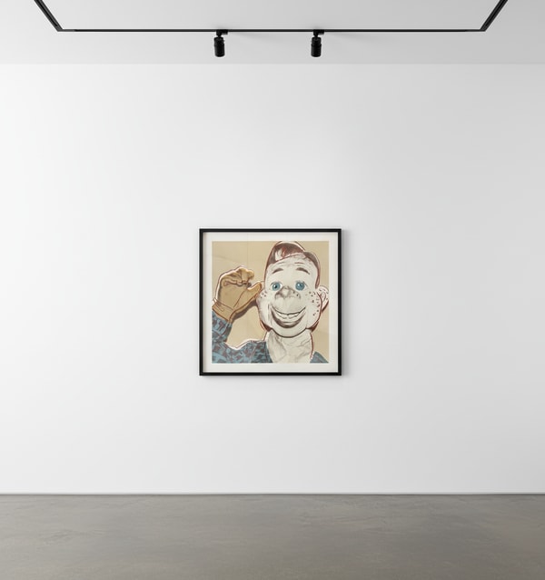Andy Warhol - Howdy Doody Trial Proof TP 2/30 from Myths, 1981, Screen print with diamond dust on Lenox Museum Board