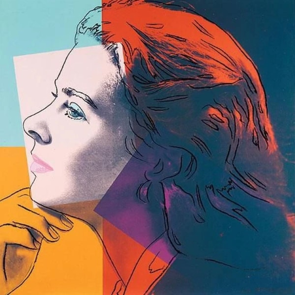 Andy Warhol - Ingrid Bergman Herself Trial Proof, 1983, Screen print on Lenox Museum Board
