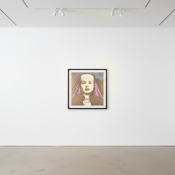 Andy Warhol - Ingrid Bergman The Nun Trial Proof TP 12/30, 1983, Screen print on Lenox Museum Board