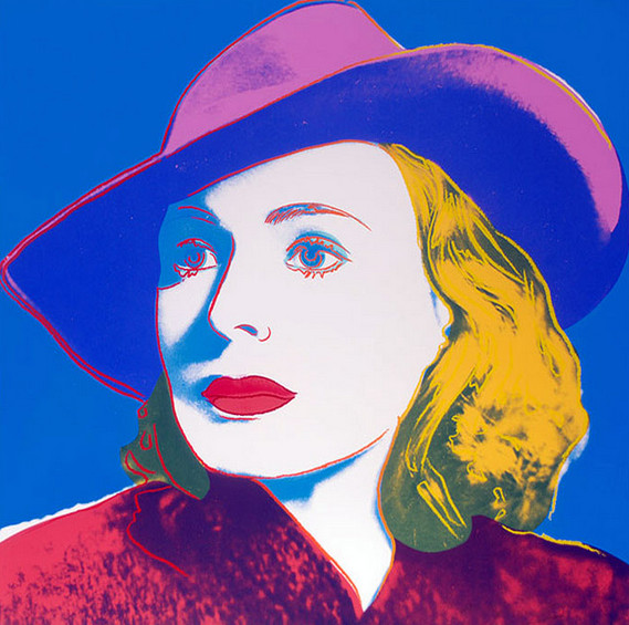 Andy Warhol - Ingrid Bergman With Hat F.S. II 315, 1983, Screen print on Lenox Museum Board