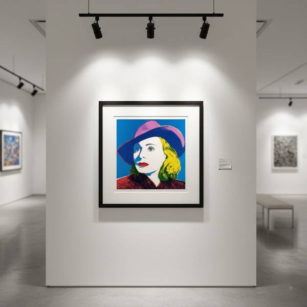 Andy Warhol - Ingrid Bergman With Hat F.S. II 315, 1983, Screen print on Lenox Museum Board