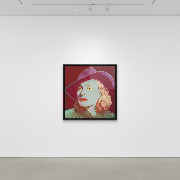 Andy Warhol - Ingrid Bergman With Hat Trial Proof 12/30, 1983, Screen print on Lenox Museum Board