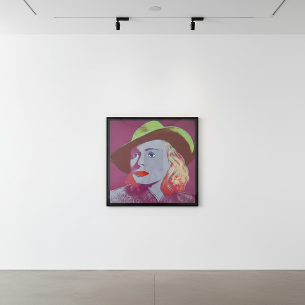 Andy Warhol - Ingrid Bergman With Hat Trial Proof TP 1/30, 1983, Screen print on Lenox Museum Board