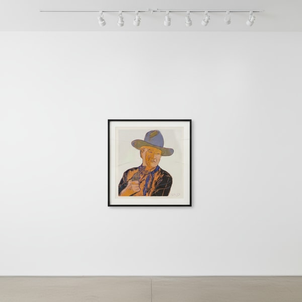 Andy Warhol - John Wayne F.S. II 377, 1986, Screen print on Lenox Museum Board