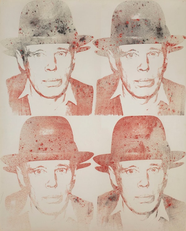 Andy Warhol - Joseph Beuys F.S. II 242 - 244, 1980-83, Screen print