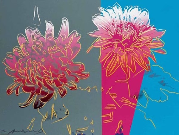 Andy Warhol - Kiku F.S. II 308, 1983, Screen print on Rives BFK paper