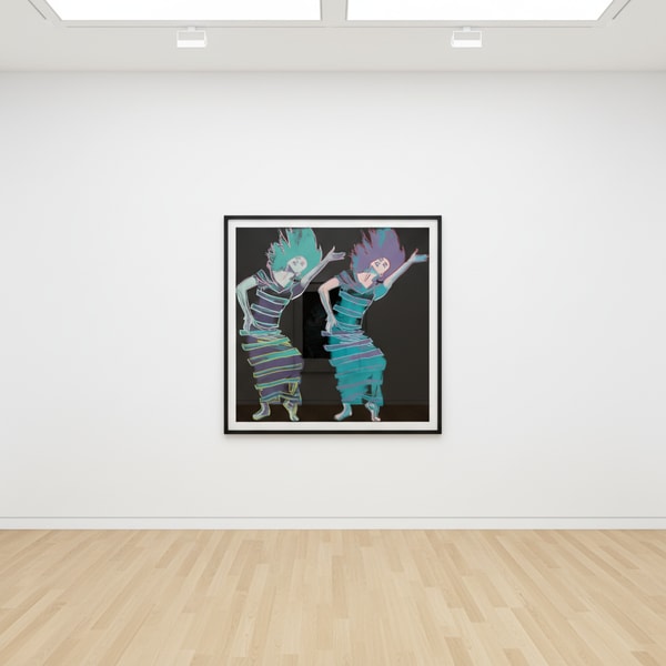 Andy Warhol - Martha Graham (F.S. II 387 )  Satyric Festival Song, 1986, Screen print on Lenox Museum Board
Signed and num...