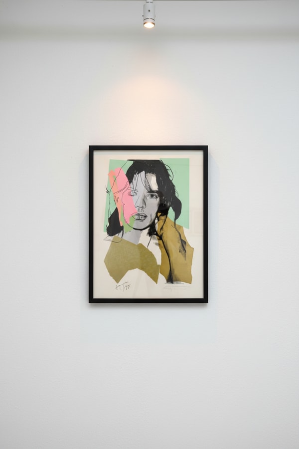 Andy Warhol - Mick Jagger F.S. II 140, 1975, Screen print on Arches Aquarelle (Rough) paper