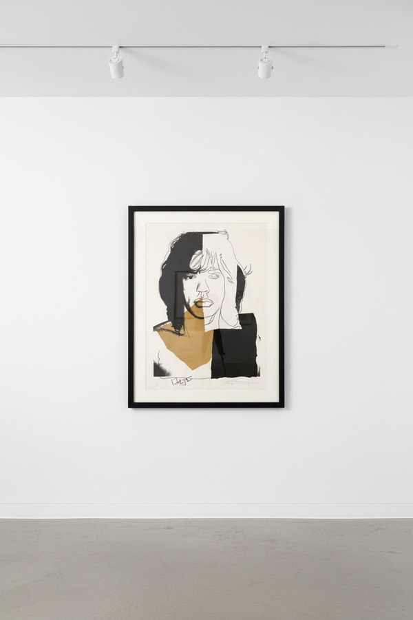 Andy Warhol - Mick Jagger F.S. II 146, 1975, Screen print on Arches Aquarelle (Rough) paper