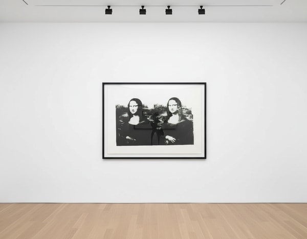 Andy Warhol - Mona Lisa F.S. IIIA 13, ca. 1978, Silkscreen with synthetic polymer paint on vellum