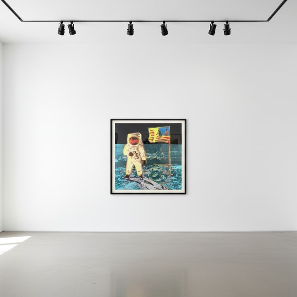 Andy Warhol - Moonwalk Yellow 404, 1987, Screen print on Lenox Museum Board