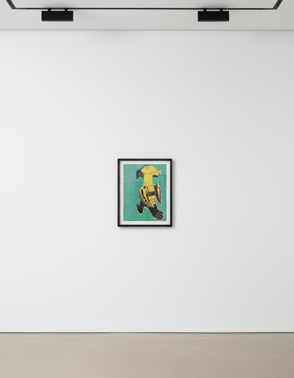 Andy Warhol - Parrot from Toy Paintings, 1983, Acrylic and silkscreen on canvas