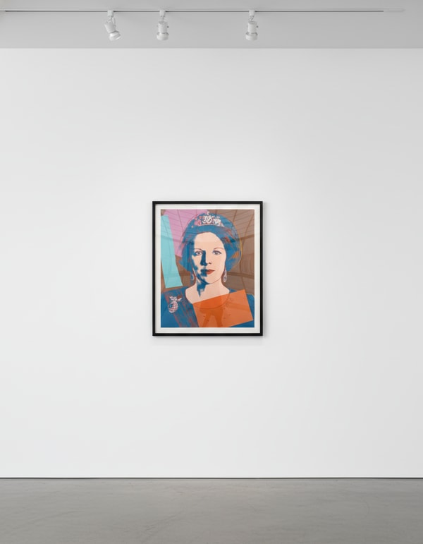 Andy Warhol - Queen Beatrix of the Netherlands F.S. II 338, from Reigning Queens, 1985, Screen print on Lenox Museum Board