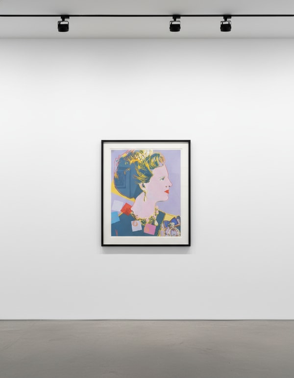 Andy Warhol - Queen Margrethe II of Denmark F.S. II 342 (Royal Edition), 1985, Screen print on Lenox Museum Board with dia...