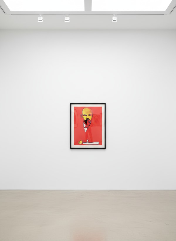 Andy Warhol - Red Lenin F.S. II 403, 1987, Screen print on Arches 88 paper