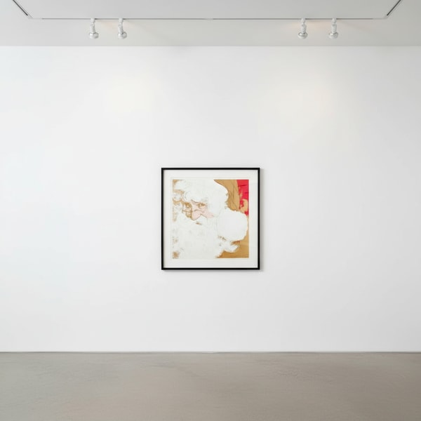 Andy Warhol - Santa Claus from Myths, 1981, Screen print with diamond dust on Lenox Museum Board