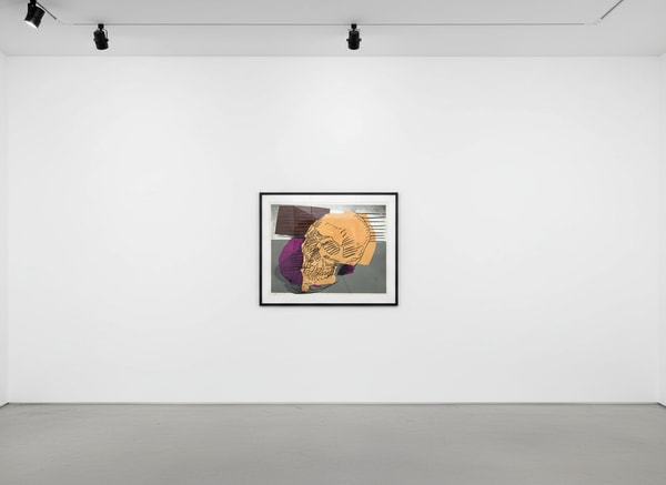 Andy Warhol - Skull F.S. II 157, 1976, Screen print on Strathmore Bristol paper
