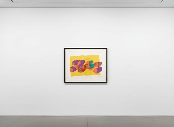 Andy Warhol - Space Fruit: Still Lifes, Peaches F.S. II 202, 1979, Screen print on Lenox Museum Board