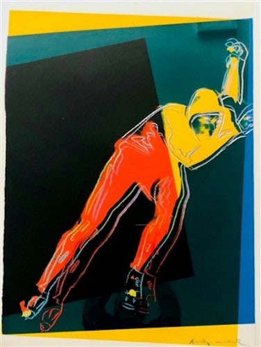 Andy Warhol - Speed Skater (FS, II 303), 1983, Screen print on Arches 88 paper