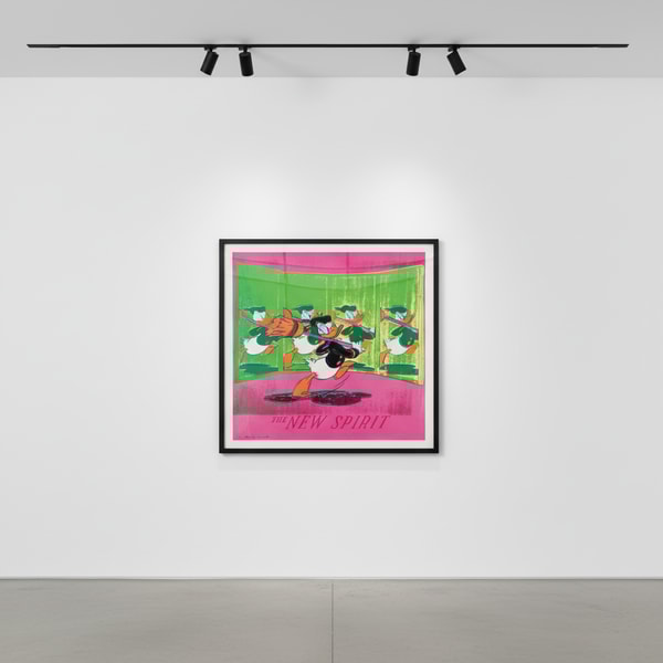 Andy Warhol - The New Spirit Donald Duck Trial Proof  11/30 from Ads, 1985, Screen print on Lenox Museum Board
