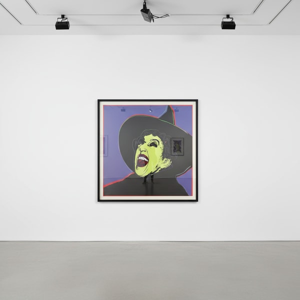 Andy Warhol - The Witch F.S II 261 from Myths, 1981, Screen print with diamond dust on Lenox Museum Board