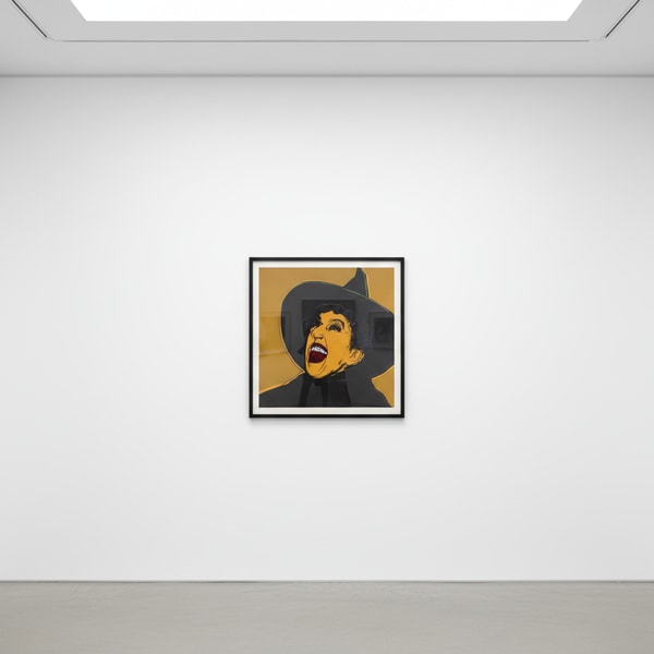 Andy Warhol - The Witch Trial Proof TP 17/30 from Myths, 1981, Screen print with diamond dust on Lenox Museum Board