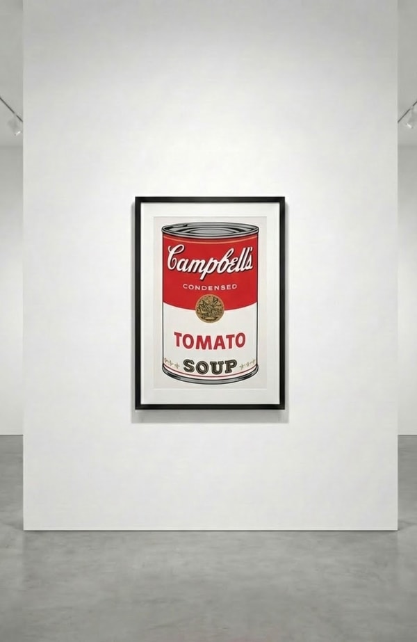Andy Warhol - Tomato Soup F.S. II 46 From Soup Cans Portfolio I, 1968, Screen print
Signed in ball-point pen and numbered ...