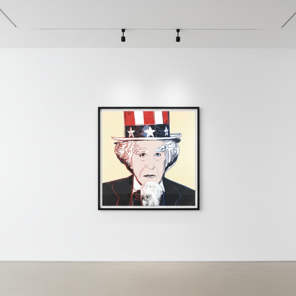 Andy Warhol - Uncle Sam F.S. II 259 from Myths, 1981, Screen print with diamond dust on Lenox Museum Board