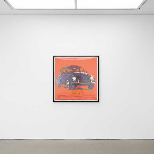 Andy Warhol - Volkswagen Trial Proof TP 11/30 from Ads, 1985, Screen print on Lenox Museum Board