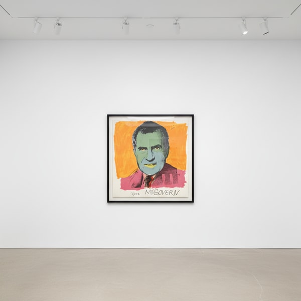 Andy Warhol - Vote McGovern F.S. II 84, 1972, Screen print on Arches 88 paper