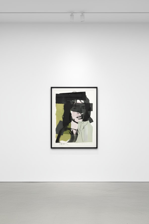 Andy Warhol - Mick Jagger F.S. II 145, 1975, Screen print on Arches Aquarelle (Rough) paper