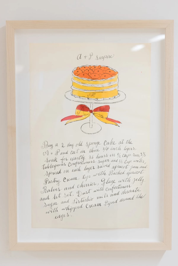 Andy Warhol - A + P . Surprise F.S. IV 127A, from Wild Raspberries, 1959, Offset lithograph on paper with hand coloring