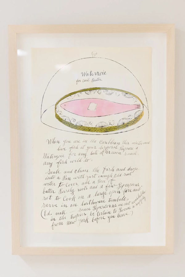 Andy Warhol - Waterzoie F.S. IV 131A, from Wild Raspberries, 1959, Offset lithograph on paper with hand coloring