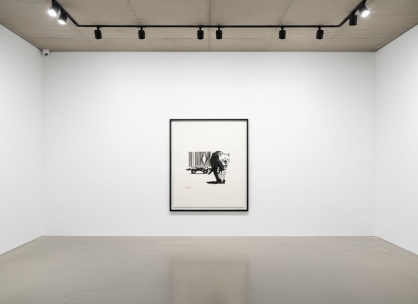 Banksy - Barcode (Signed), 2004, Screen print