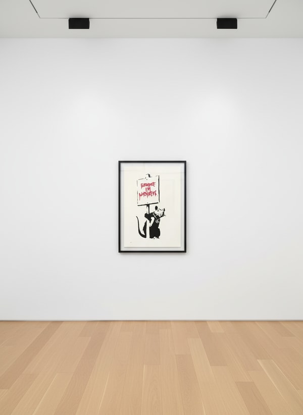 Banksy - Because I'm Worthless (Unsigned), 2004, Screen print