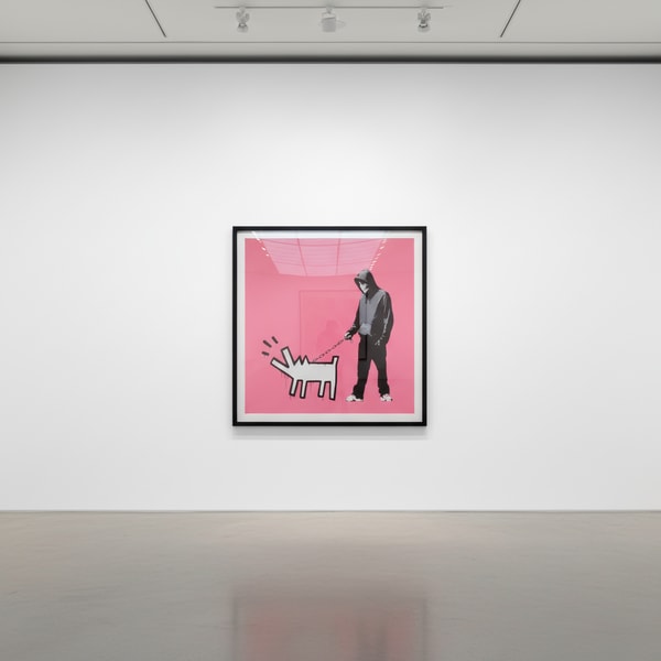 Banksy - Choose Your Weapon Bright Pink, 2010, Screen print