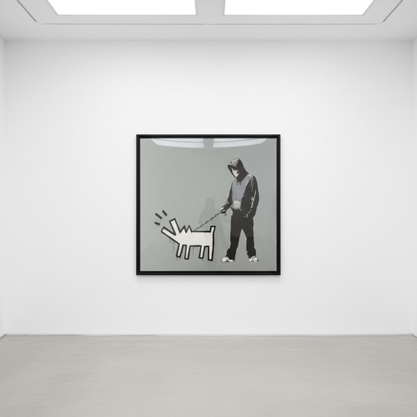 Banksy - Choose Your Weapon Cool Grey, 2010, Screen print