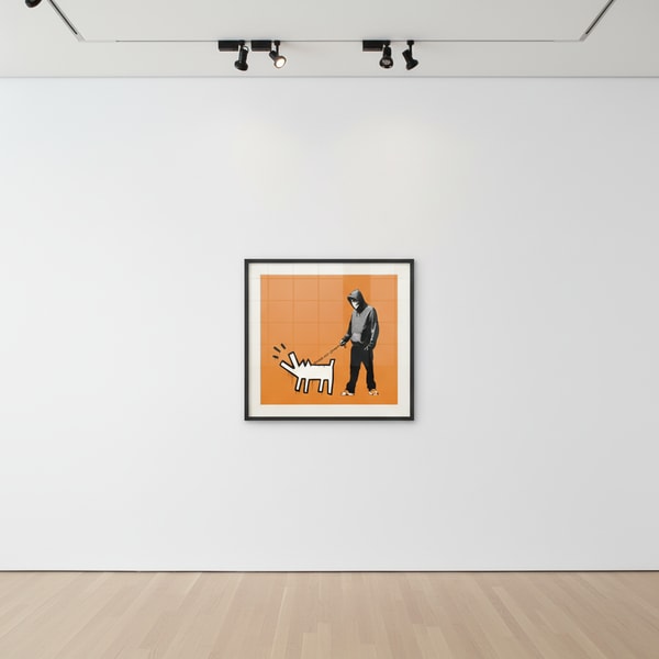 Banksy - Choose Your Weapon Dark Orange, 2010, Screen print on paper